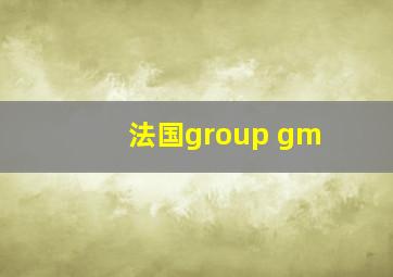 法国group gm